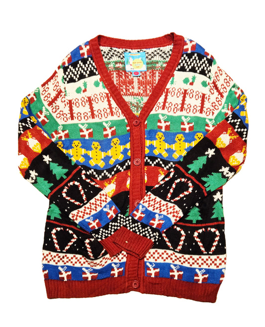 Gingerbread Christmas Cardigan