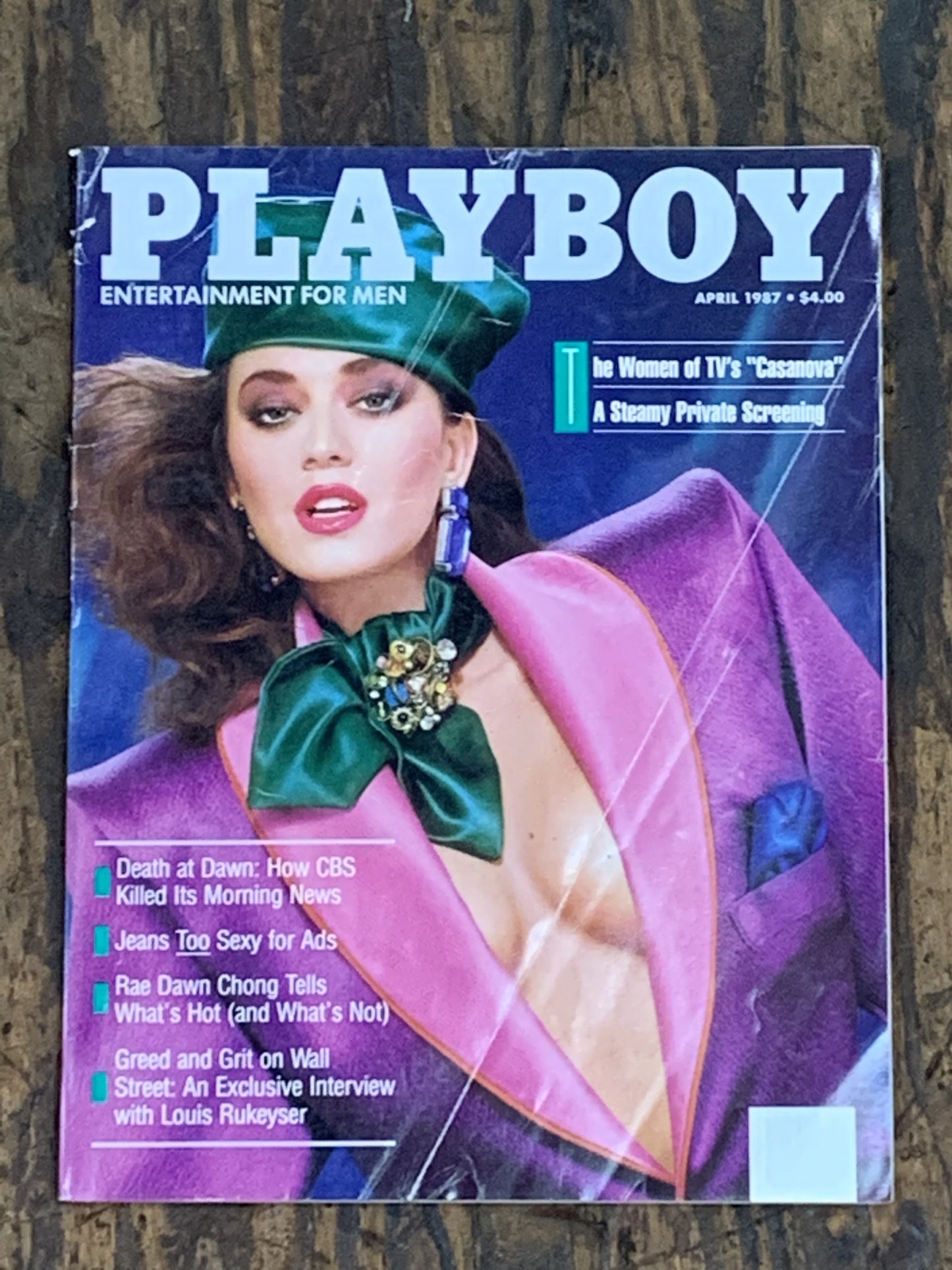 Playboy Magazine April 1987
