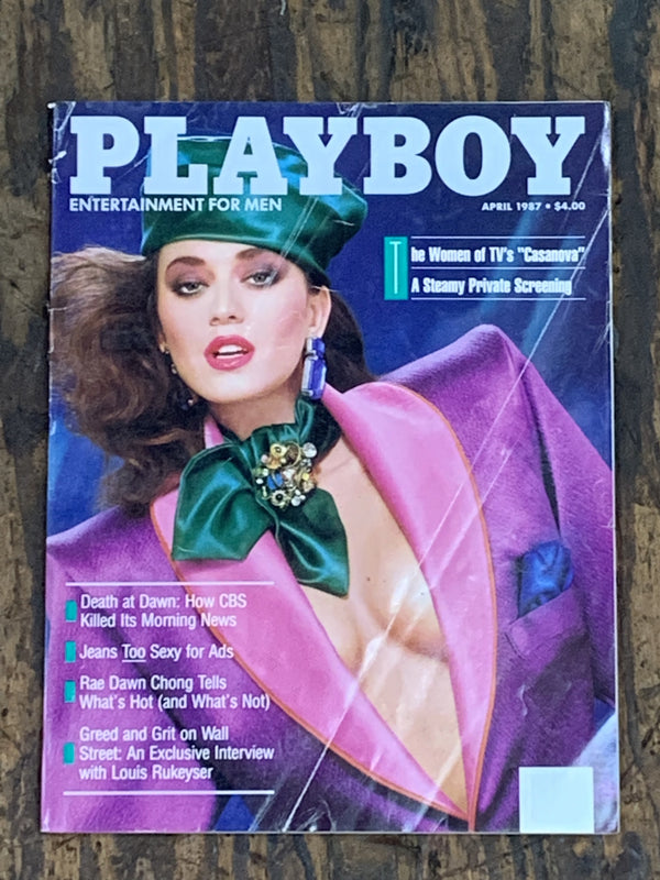 Playboy Magazine April 1987